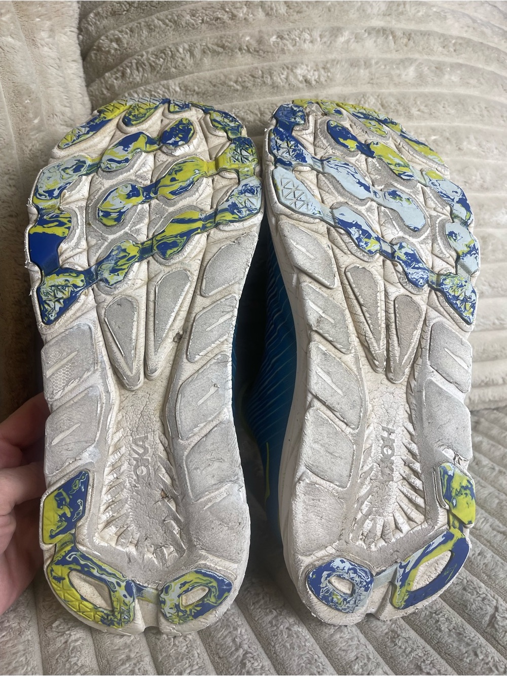 Hoka Z5181 Mens Ice Water/Diva Blue Rincon 3 Low Top Running Sneakers Size 9.5 - Picture 4 of 10